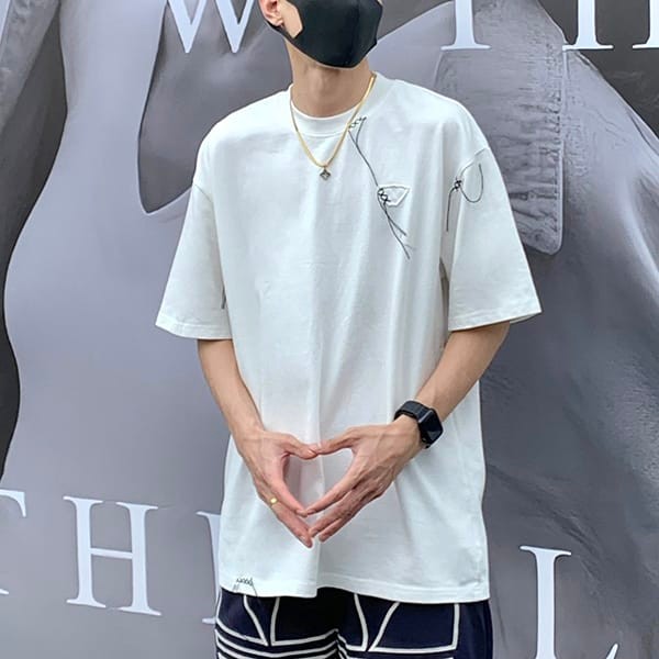 ★追跡付き発送で安心プラダ ロゴ コットン Tシャツ 半袖 スーパーコピー puh37671